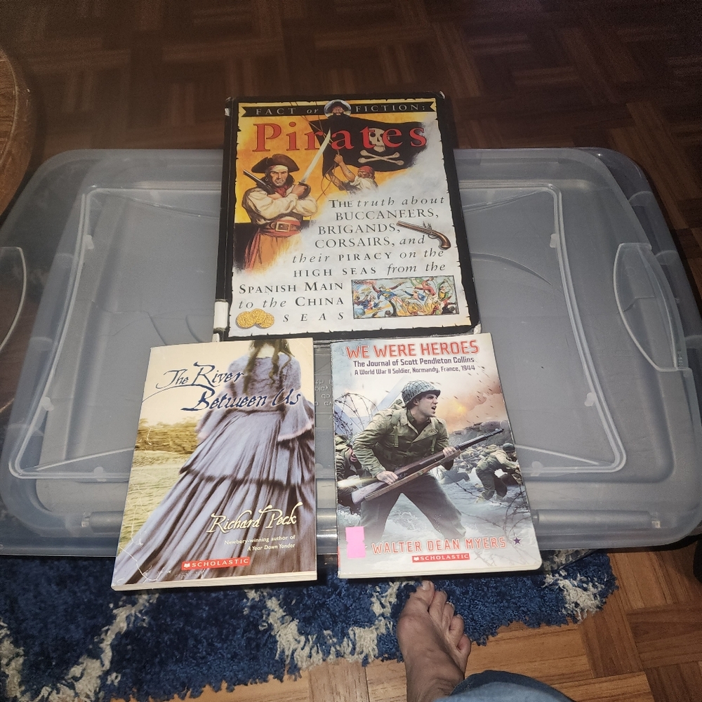 LOT OF 3 MISCELLANEOUS PIRATES HEREOS PERIOD STORIES BOOKS